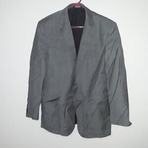 Jos. A. Bank mens large gray w/black liner sport coat blazer.